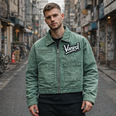 Custom Denim Jacket Manufacturer for Private Label Streetwear