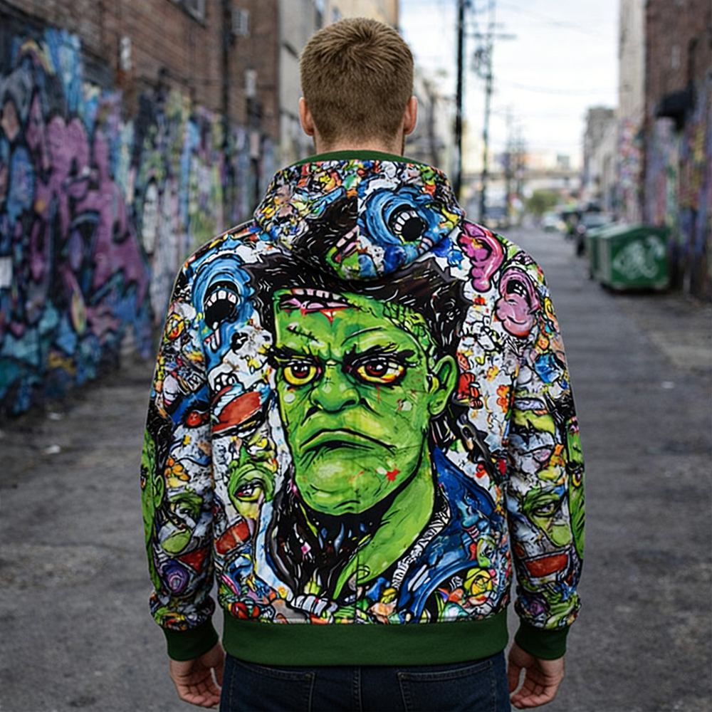 Detail image of jacket lining