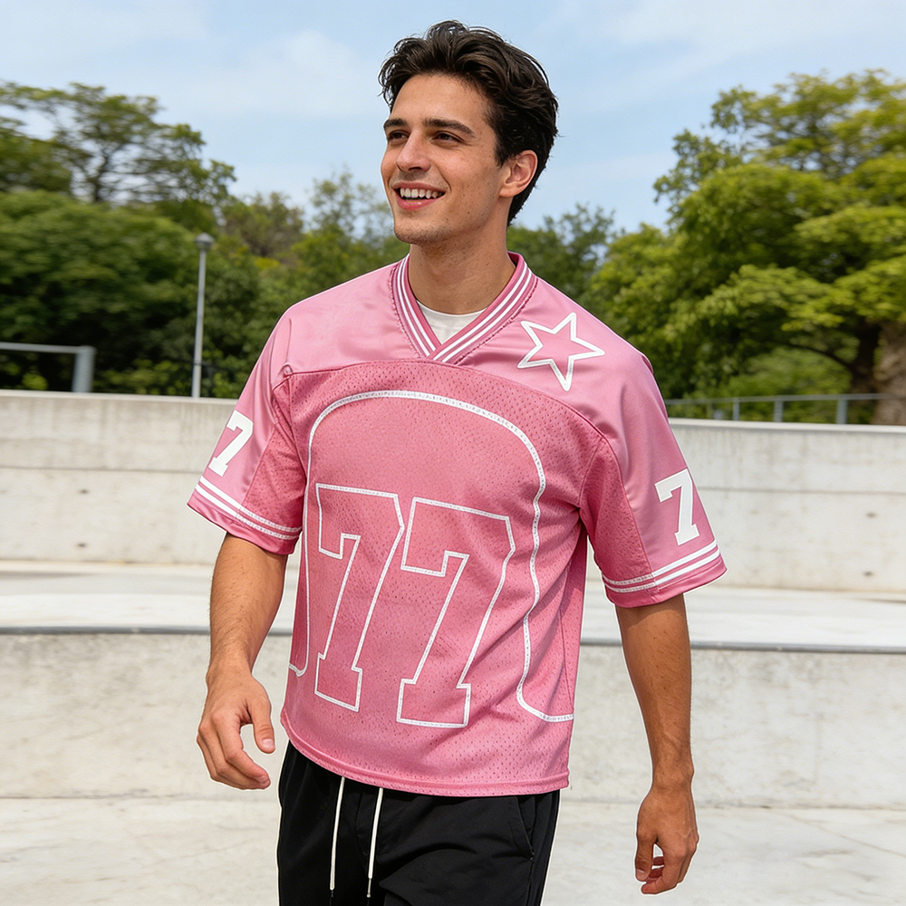 Green retro jacket model display