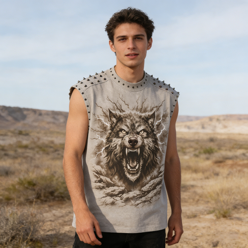Custom Sleeveless T Shirts Manufacturer for Streetwear