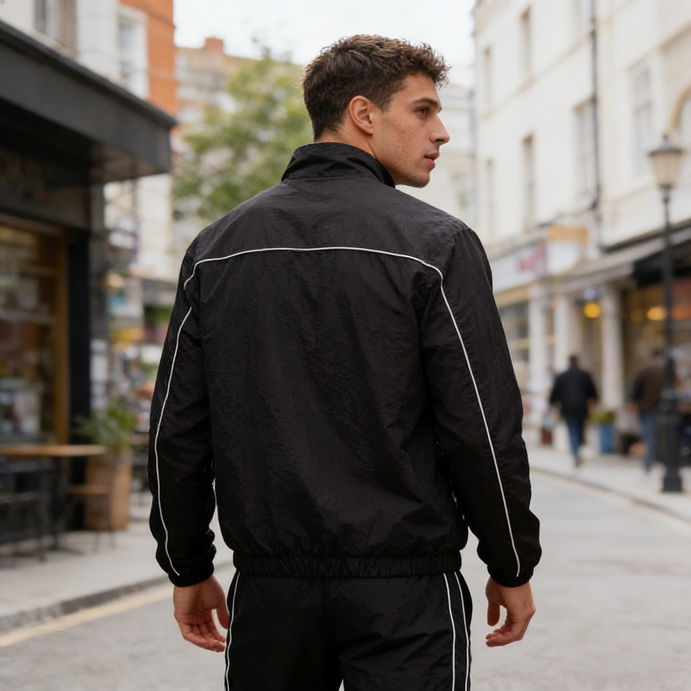 Detail image of jacket lining