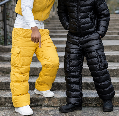 Custom Cargo Pants with Padded Winter Insulation