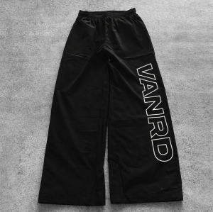 Custom Track Pants with Wide Leg Logo Print