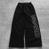 Custom Track Pants with Wide Leg Logo Print