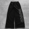 Custom Track Pants with Wide Leg Logo Print