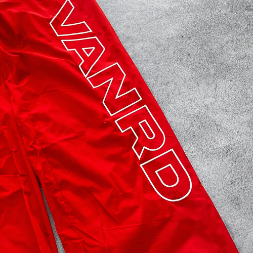 Custom Track Pants with Wide Leg Logo Print