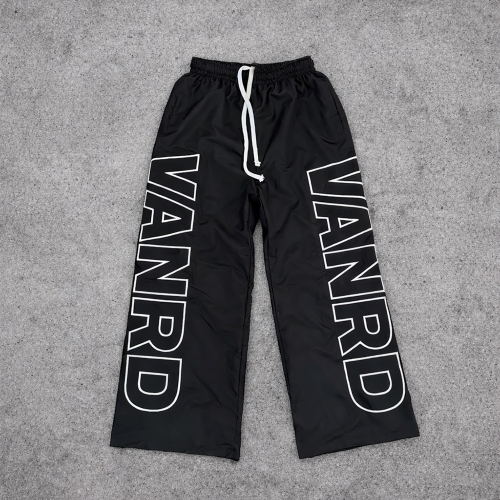 Custom Track Pants with Wide Leg Print