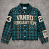 Custom Flannel Jacket with Chenille Patches