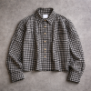 Custom Flannel Jacket with Cropped Plaid Fit