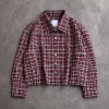 Custom Flannel Jacket with Cropped Plaid Fit