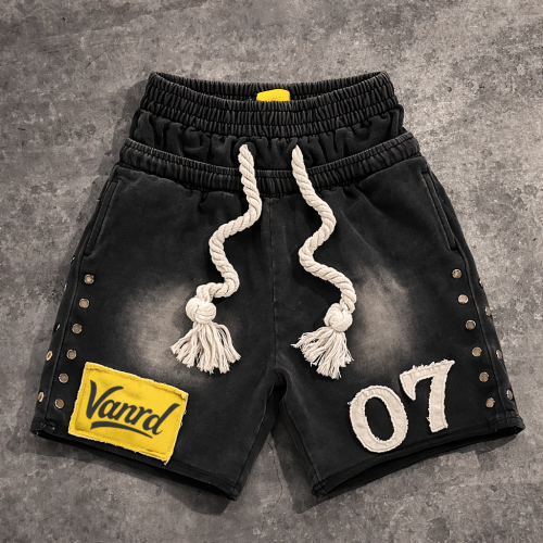 Custom Sweat Shorts with Washed Finish, Private Label