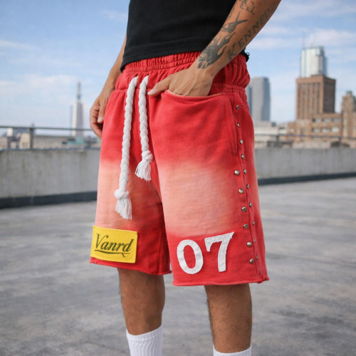 Custom Sweat Shorts with Washed Finish, Private Label