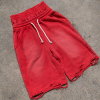 Custom Sweat Shorts with Distressed Hem, Private Label