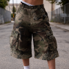 Custom Shorts with Camo Cargo Pockets, Private Label