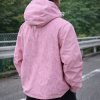 Custom Windbreaker Jacket in Pink with Hood, Private Label