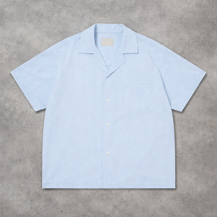 Custom T Shirt Camp Collar Shirt, Private Label