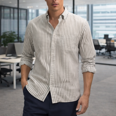 Custom Striped Shirts for Private Label Menswear