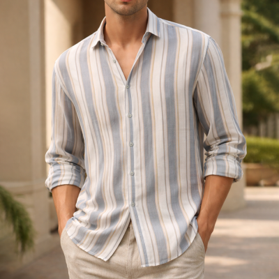 Custom Striped Shirts for Private Label Menswear