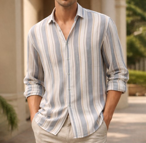 Custom Striped Shirts for Private Label Menswear