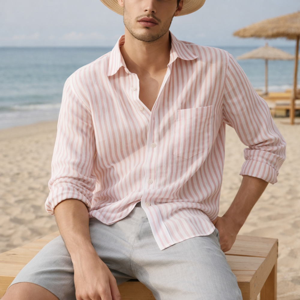 Green retro jacket model display