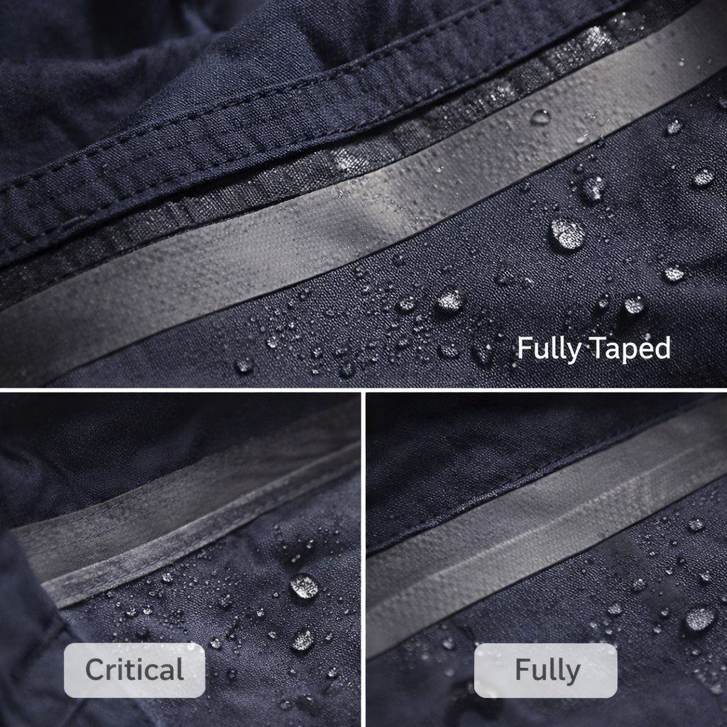 Seam taping vs seam sealing—do jackets really need it?