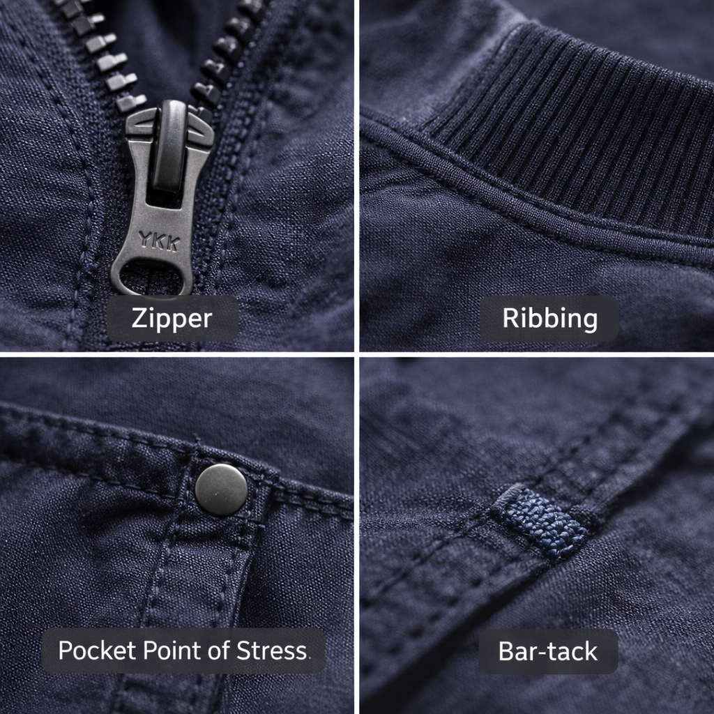 What jacket details affect durability the most—and how can brands reduce returns?