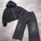 Custom Tracksuit Set with Zip Hoodie and Pants
