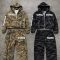 Custom Tracksuit Set with Camo Print for Private Label