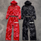 Custom Tracksuit Set with Camo Print for Private Label