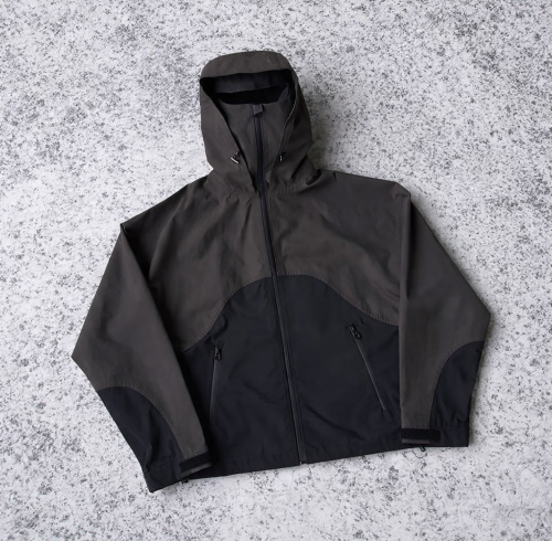 Custom windbreaker jacket with lightweight hooded fit
