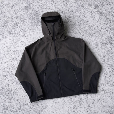 Custom windbreaker jacket with lightweight hooded fit