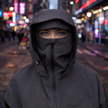 Custom windbreaker jacket with lightweight hooded fit