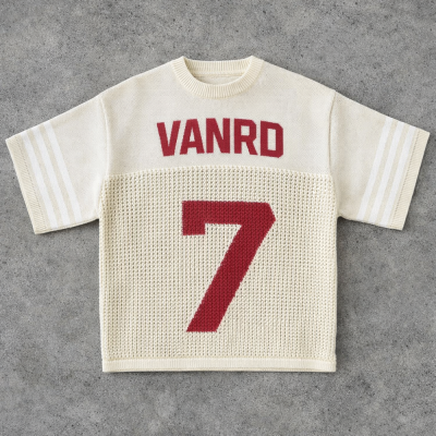 Custom T Shirt  for Varsity Knit Jersey Tee