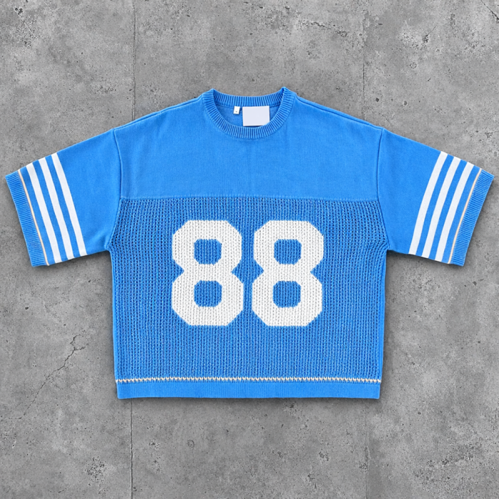 Custom Jersey T Shirt Manufacturer for Varsity Knit Tee