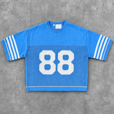 Custom Jersey T Shirt Manufacturer for Varsity Knit Tee