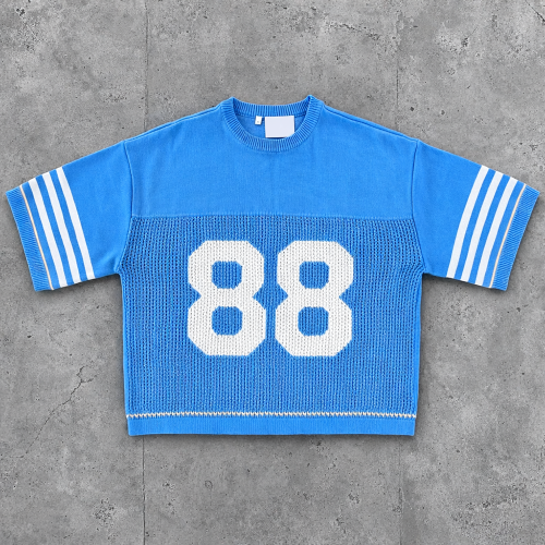 Custom Jersey T Shirt Manufacturer for Varsity Knit Tee