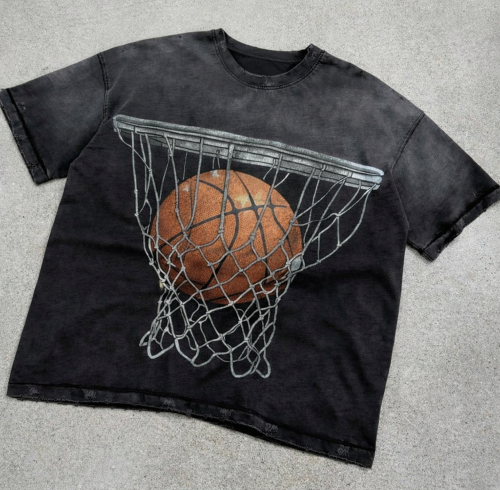 Custom T Shirt Manufacturer for Washed Graphic Tee