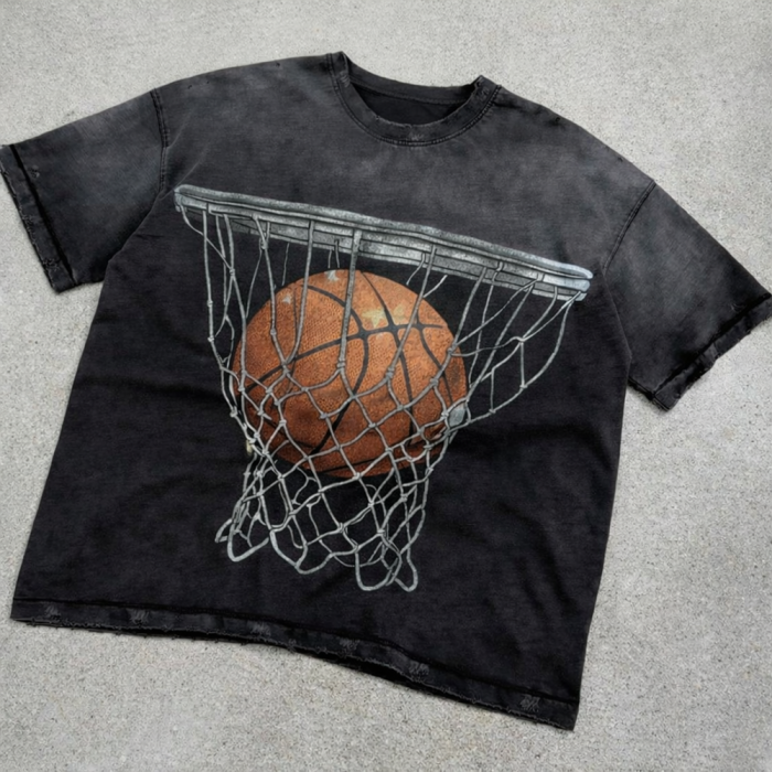 Custom T Shirt Manufacturer for Washed Graphic Tee