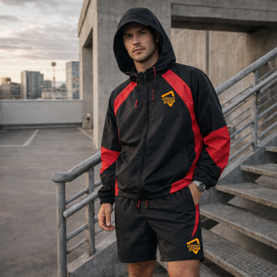 Custom Tracksuit Set Manufacturer for Hooded Shorts