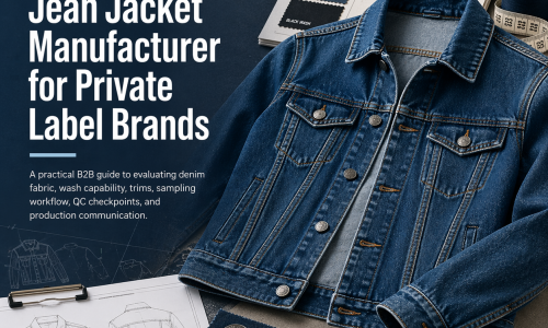 How to Choose a Jean Jacket Manufacturer for Private Label Brands