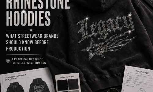 Custom Rhinestone Hoodies: What Streetwear Brands Should Know Before Production