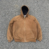 Custom Canvas Jacket With Hooded Workwear Design