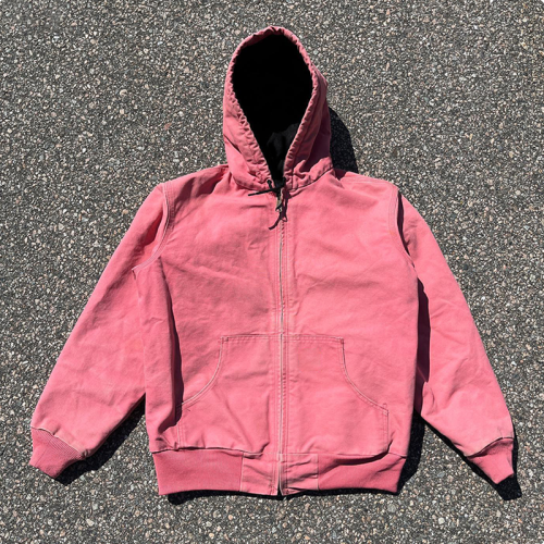 Custom Canvas Jacket With Hooded Workwear Design