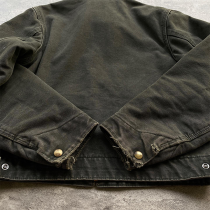 Custom Canvas Jacket With Corduroy Collar