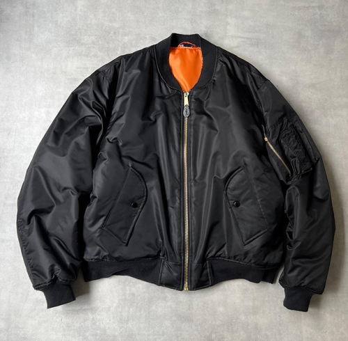 Custom Bomber Jacket With Orange Lining