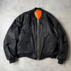 Custom Bomber Jacket With Orange Lining
