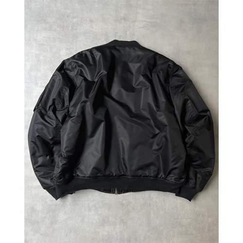 Custom Bomber Jacket With Orange Lining