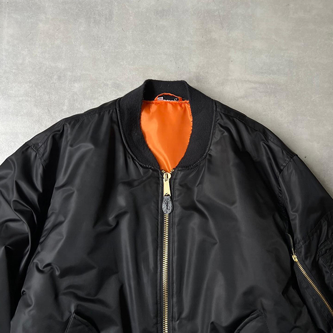 Green retro jacket model display