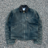 Custom Hooded Jacket With Washed Workwear Finish