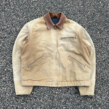 Custom Hooded Jacket With Washed Workwear Finish